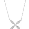 CAROLINA GYNNING JEWELRY Carolina Gynning Sparkling Ellipse Necklace Silver Fashion