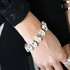 CAROLINE SVEDBOM - Bianca Bracelet - Rhodium Crystal Online