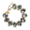 CAROLINE SVEDBOM - BIANCA BRACELET GOLD BLACK DIAMOND New