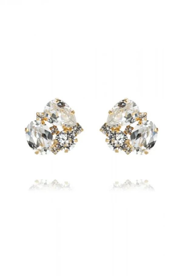 CAROLINE SVEDBOM - CAROLINA EARRING GOLD CRYSTAL Fashion