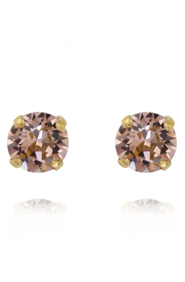 CAROLINE SVEDBOM - CLASSIC STUD EARRINGS GOLD VINTAGE ROSE Sale