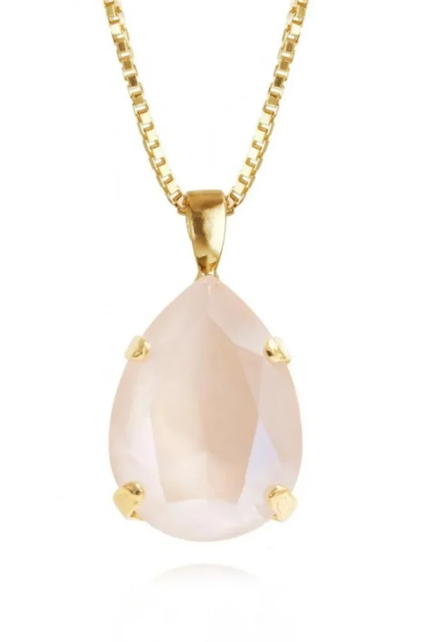 CAROLINE SVEDBOM - Classic Drop Necklace Gold/IvoryCream Hot