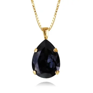 CAROLINE SVEDBOM - Classic Drop Necklace Gold/graphite Fashion