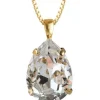 CAROLINE SVEDBOM - Classic Drop Necklace Gold/crystal Discount