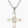 CAROLINE SVEDBOM - Crystal Star Necklace 50 - Rhodium Crystal Outlet