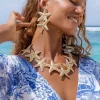 CAROLINE SVEDBOM - Grande Sea Star necklace - Gold Best