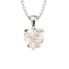 CAROLINE SVEDBOM - Heart Necklace - Rhodium Crystal Sale