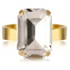 CAROLINE SVEDBOM - LYDIA RING GOLD CRYSTAL Discount