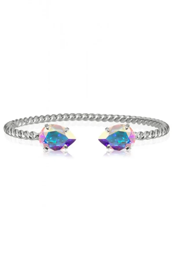 CAROLINE SVEDBOM - MINI DROP BRACELET RHODIUM AURORA Discount