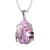 CAROLINE SVEDBOM - MINI DROP NECKLACE RHODIUM VIOLET New