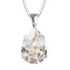 CAROLINE SVEDBOM - MINI DROP NECKLACE RHODIUM CRYSTAL New