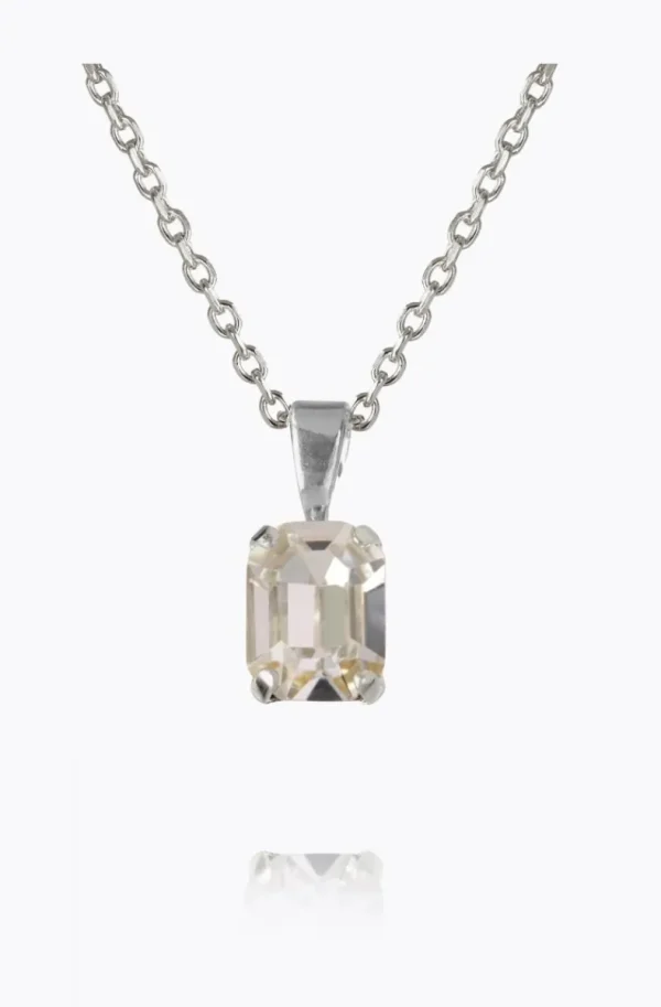 CAROLINE SVEDBOM - Naya Necklace - Rhodium Crystal Clearance