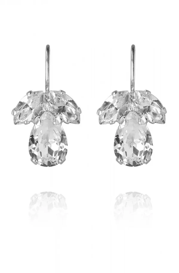 CAROLINE SVEDBOM - Petite Timo Earring - Rhodium Crystal Fashion