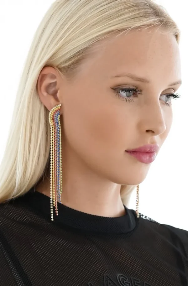 CAROLINE SVEDBOM - RAINBOW EARRINGS GOLD Clearance