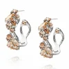 CAROLINE SVEDBOM - Stella Loop Earring - Rhodium Silk Combo Outlet