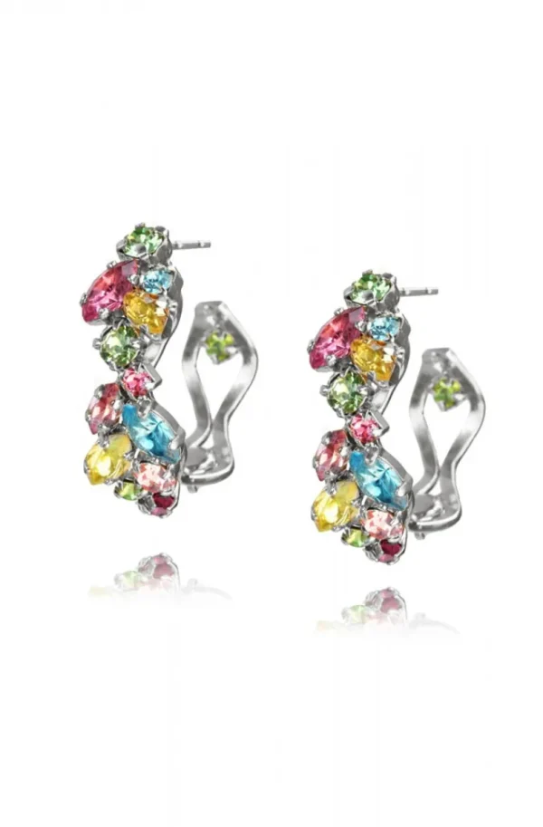 CAROLINE SVEDBOM - STELLA EARRING RHODIUM RAINBOW Online