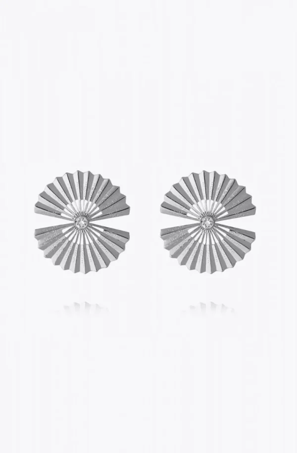 CAROLINE SVEDBOM - Sunfeather earring - rhodium Sale