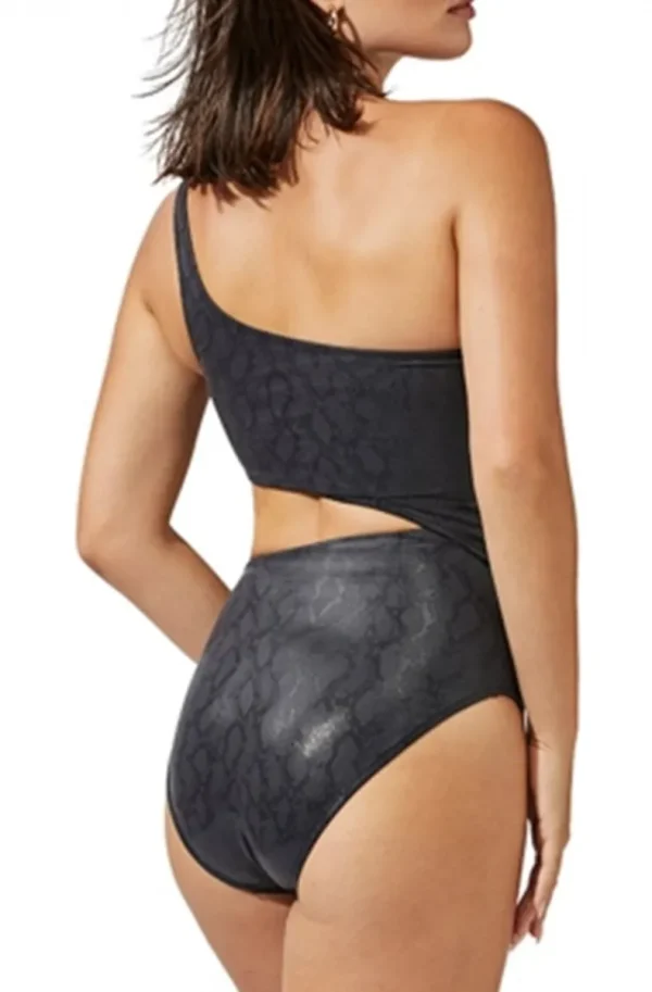 Plain Vanilla & Other Brands We Love Gottex - Luma Ivy One Shoulder Cut Out Swimsuit Black 23IV059 Sale