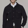 HANSEN & JACOB - Corduroy Noxus Overshirt 48 Navy Fashion