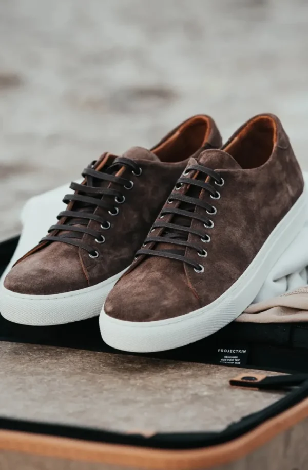 HUMAN SCALES - Mens Sneaker Herbert Iron Brown Clearance