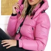 JACK1T - EZ Puffer Racer Hood - Bubbelgum Pink/Black Online