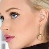 JANE & SOPHIE - Circle pearl earring gold Outlet