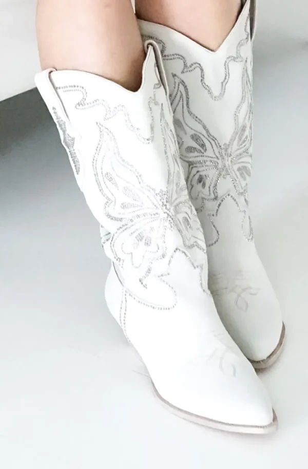 LOLACRUZ - Butterflyboot - Offwhite Best