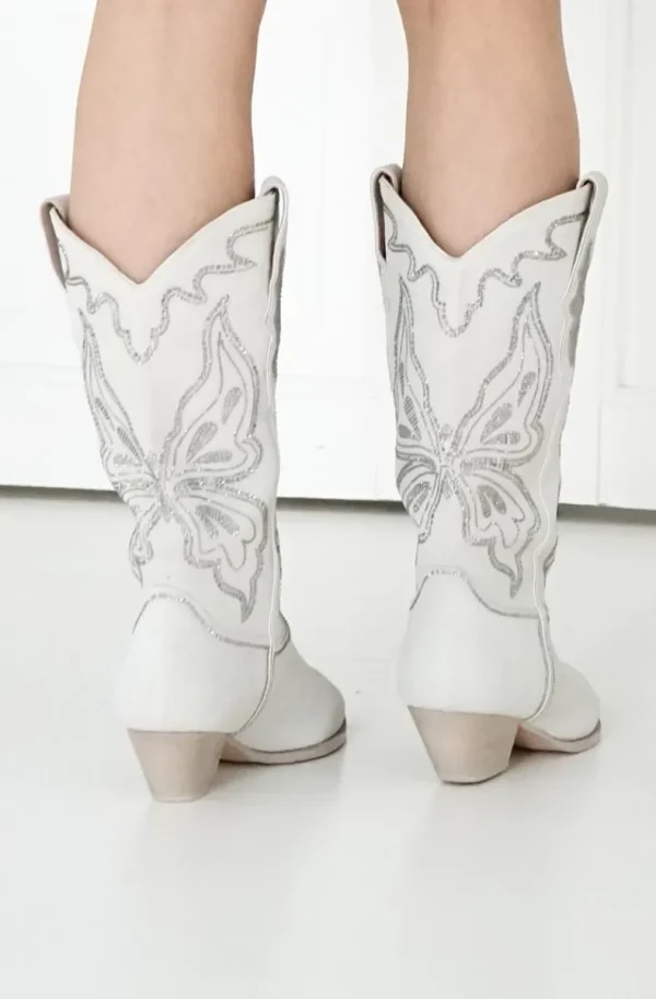 LOLACRUZ - Butterflyboot - Offwhite Best