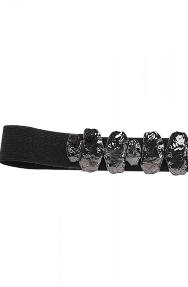 MIXED BRANDS - Belt with elastic - Black Discount