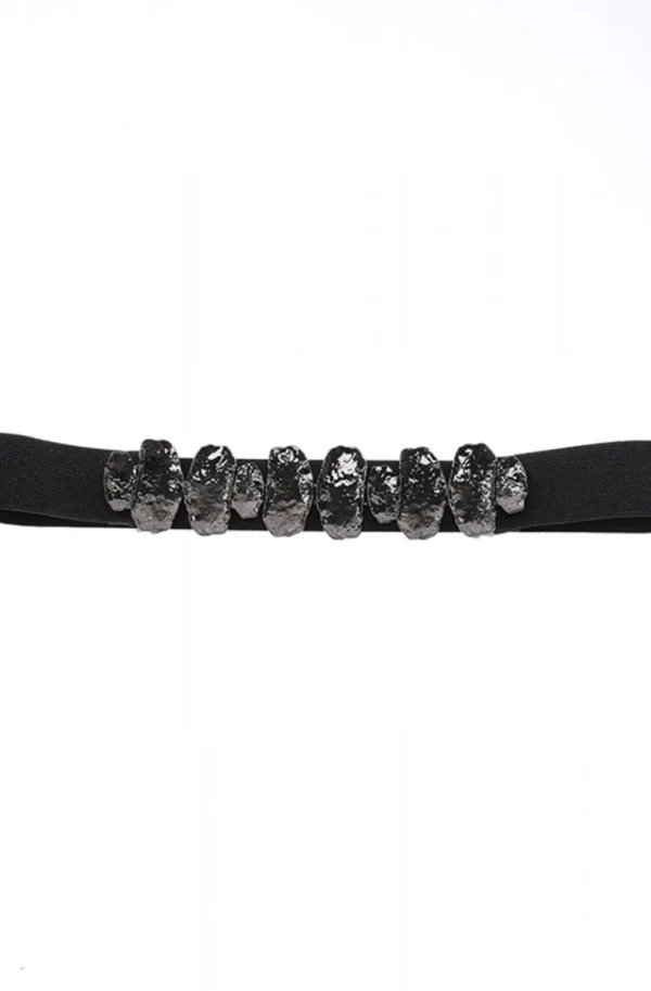 MIXED BRANDS - Belt with elastic - Black Discount