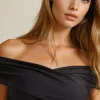 MIXED BRANDS - Body Wrap Offshoulder S0125 - Black Sale