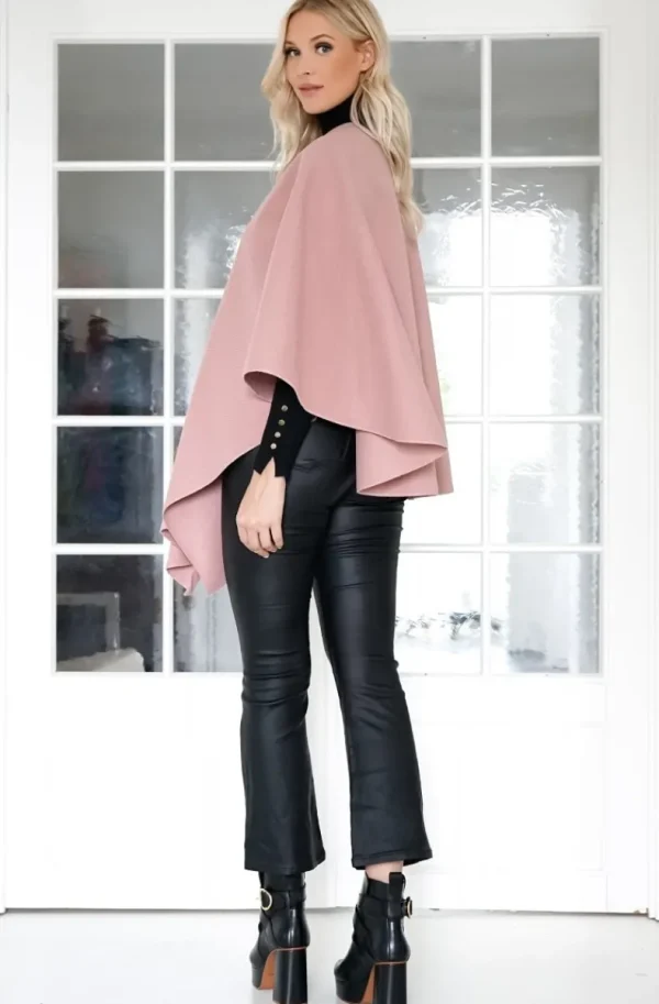 MIXED BRANDS - Cape with knot - Pastel Pink New