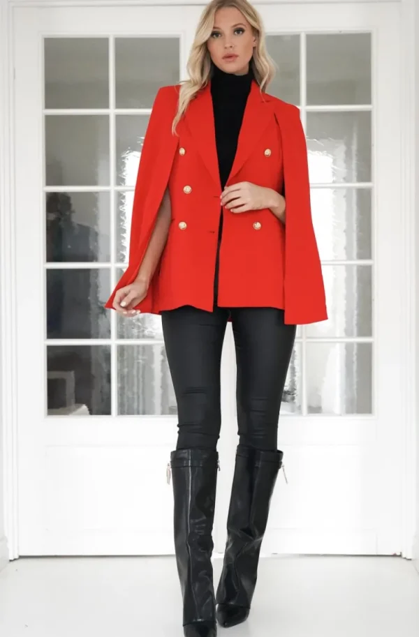 MIXED BRANDS - Cape/Blazer 1828 - Red Online