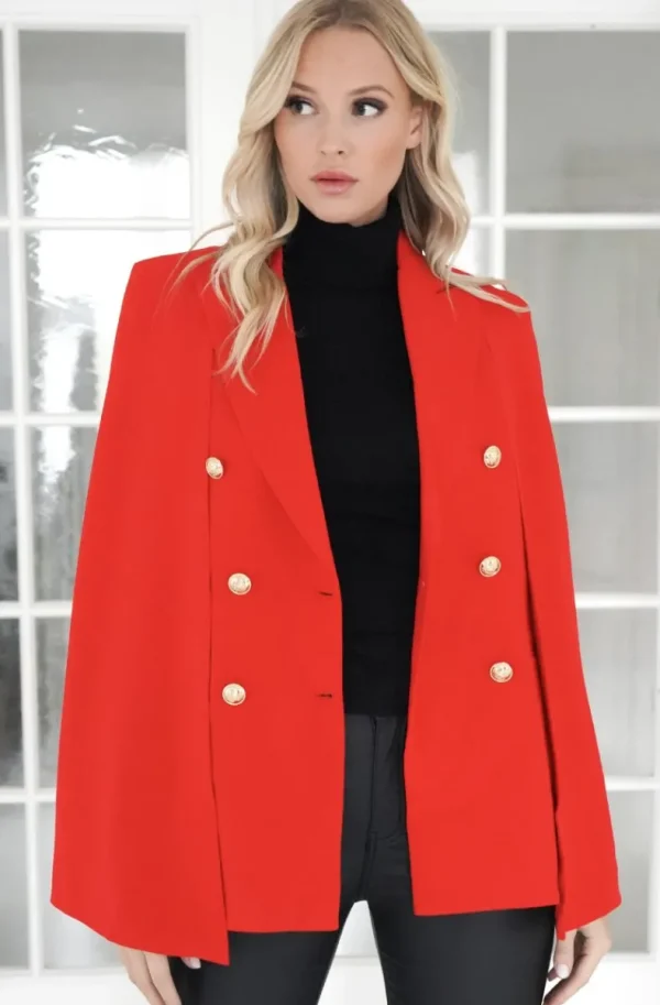 MIXED BRANDS - Cape/Blazer 1828 - Red Online