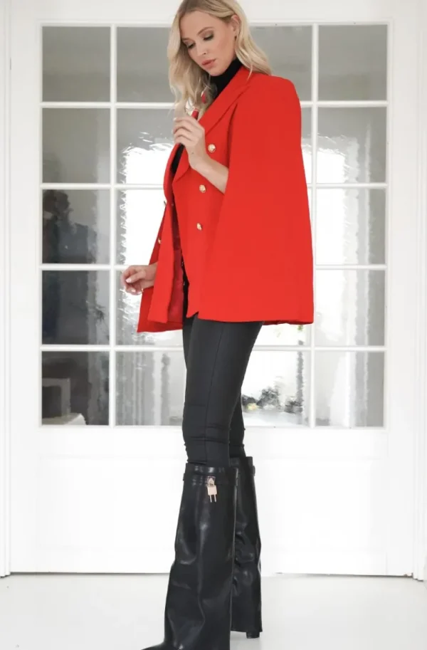 MIXED BRANDS - Cape/Blazer 1828 - Red Online