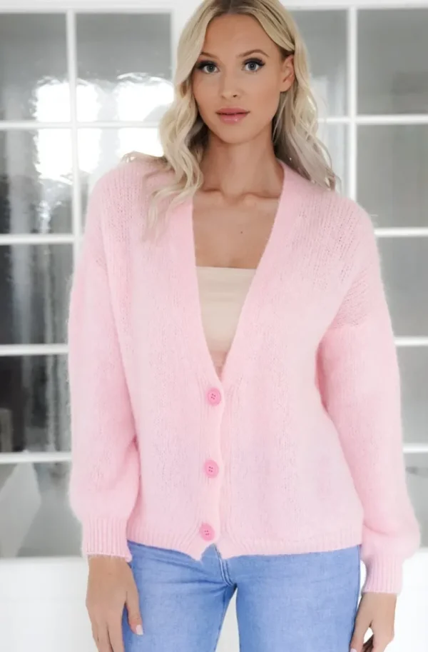 MIXED BRANDS - Cardigan 1358 - Pink Fashion