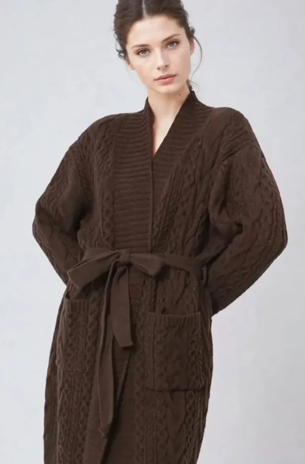 MIXED BRANDS - Cardigan 2319 - Brown Clearance