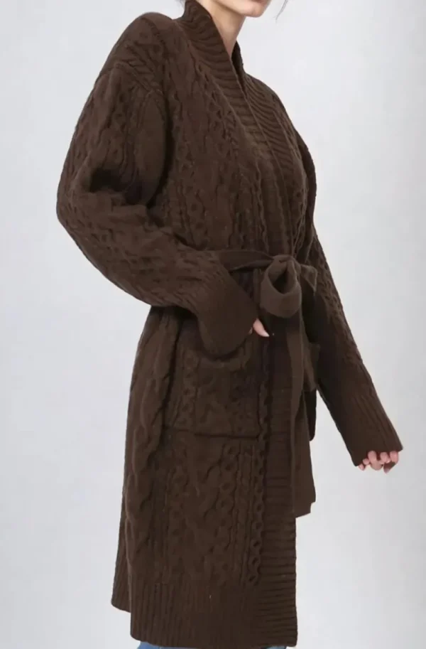 MIXED BRANDS - Cardigan 2319 - Brown Clearance