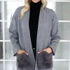 MIXED BRANDS - Cardigan S7018 Grey New