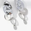 MIXED BRANDS - Circle Earrings I02-165 - Silver Best