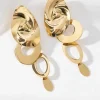 MIXED BRANDS - Circle Earrings I02-165 - Gold Best