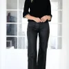 MIXED BRANDS - Coated pant Long 9249 - Black Hot