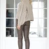 MIXED BRANDS - Coated Skinny Pant 6688 - Beige Discount