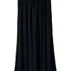 MIXED BRANDS - Cotton Linen Wide plus size trousers AC495 - Black Sale