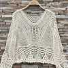 MIXED BRANDS - Crochet top Toppa 71853 - Beige Best