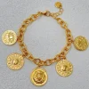 MIXED BRANDS - DDBR79 - Bracelet with coins - Gold Online