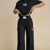 MIXED BRANDS - Do not Overthink Palazzo Set 11074 - Black Best