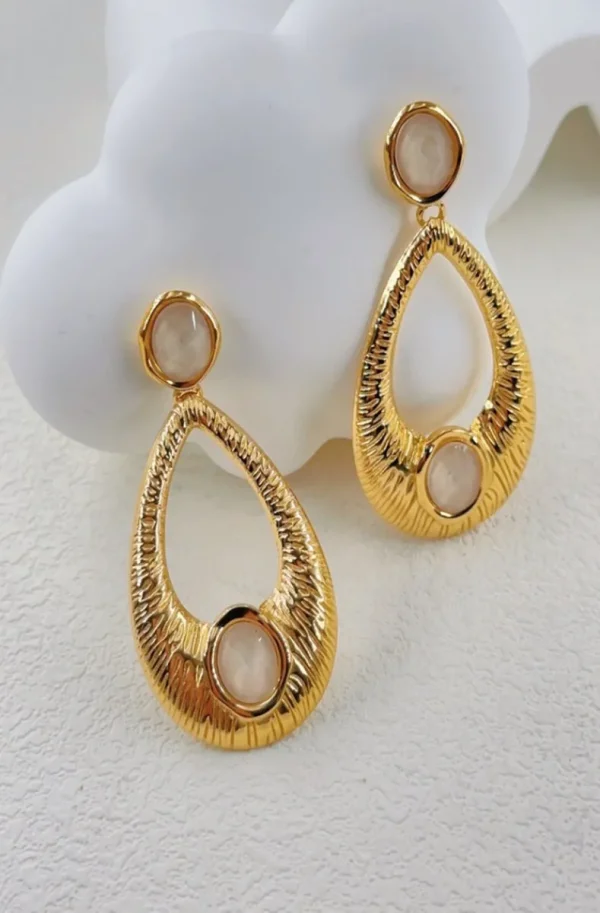 MIXED BRANDS - Earrings LLB051 - Gold Nude Hot