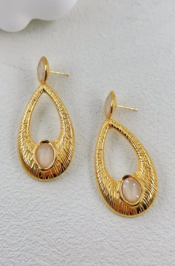 MIXED BRANDS - Earrings LLB051 - Gold Nude Hot