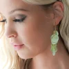 MIXED BRANDS - Earrings Seashell 666600 - Green Online